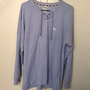 Pink Victoria secret pull over long sleeve